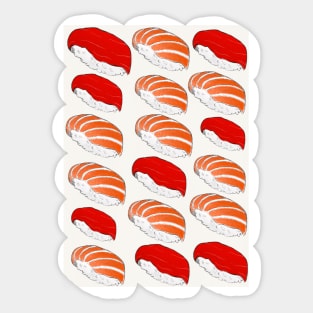 Sushi table - black Sticker